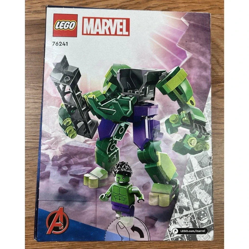 Lego Marvel Avengers Hulk Mech Armor 76241, 138pc Sealed, NEW in Damaged Box